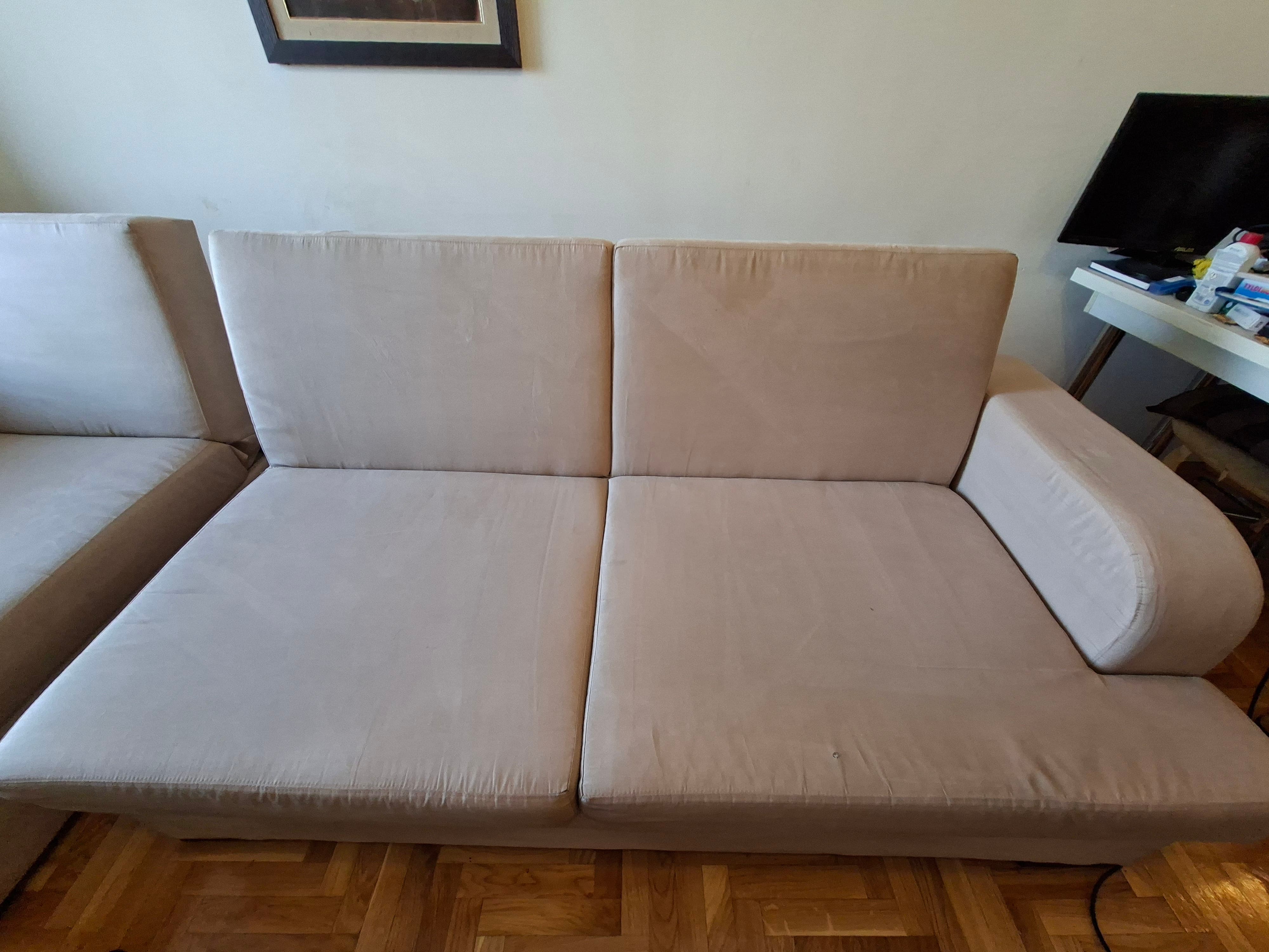 Namještaj poslije dubinskog čišćenja